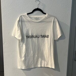 Saint Laurent White T-Shirt